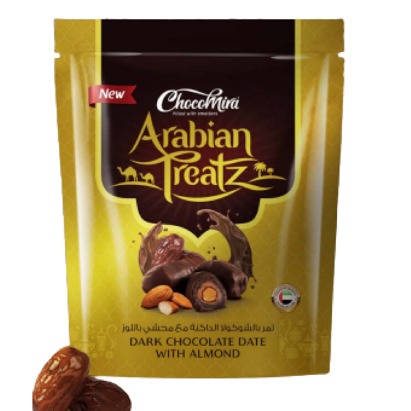 dark choclate dates wth almond