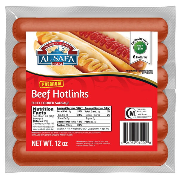 ALSAFA BEEF HOTLINKS