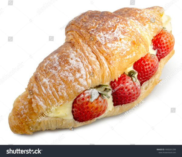 strawberry croissant