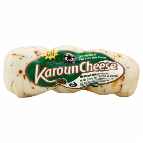 Karoun String Cheese with Olive Oil Garlic and Herbs (8 oz)