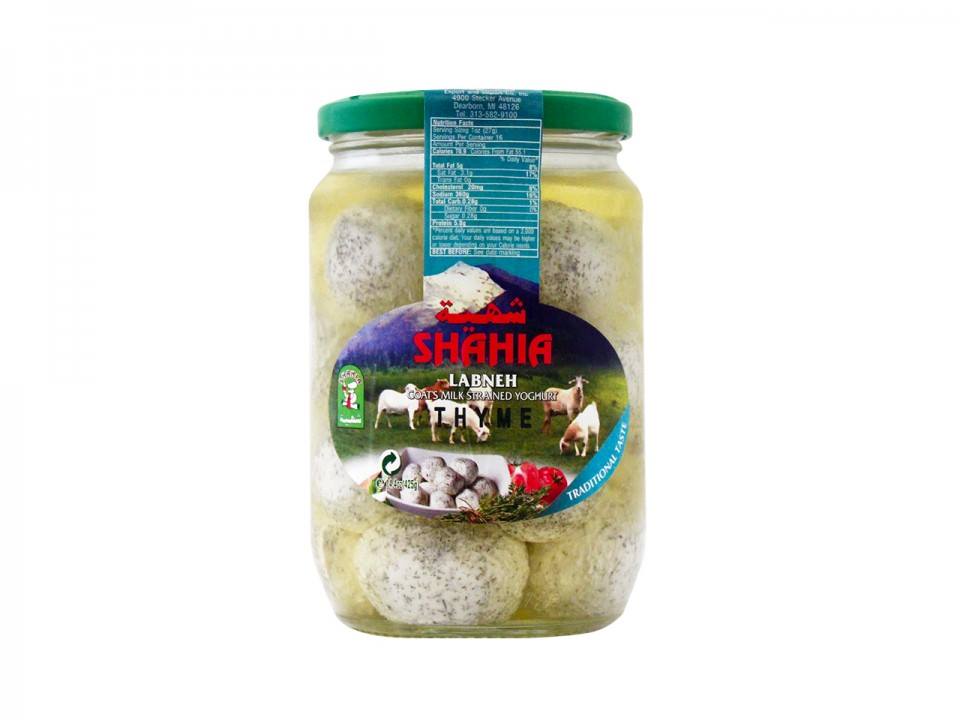 Shahia Labneh With Mint Jar (15 oz)