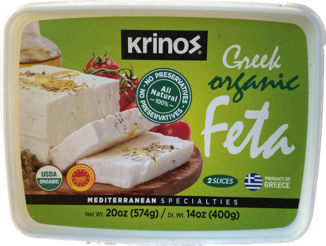 Krinos Greek Organic Feta (400g)