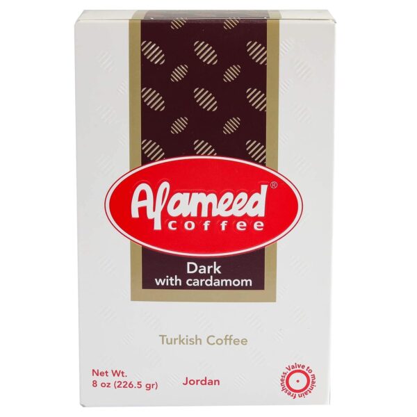 Al Ameed Dark Coffee with Cardamom (8 oz)