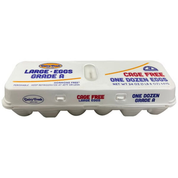 DAIRY FRESH EGGS GRADE A JUMBO 12 CT