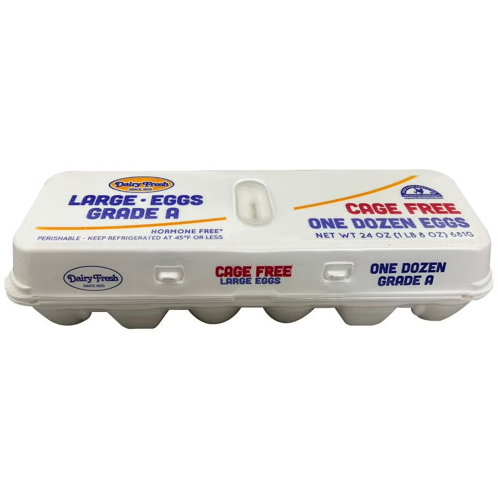 DAIRY FRESH EGGS GRADE A JUMBO 12 CT