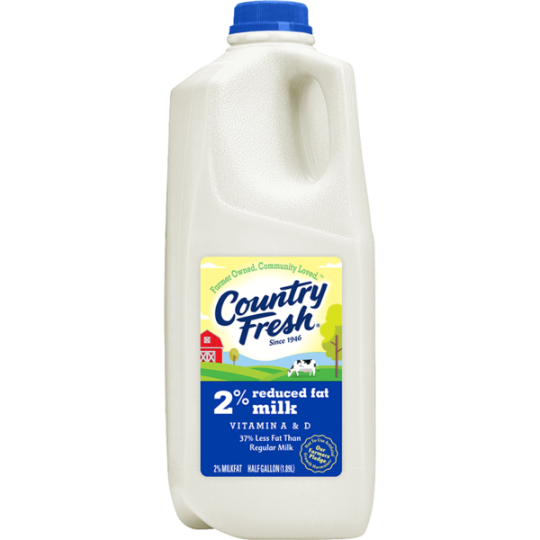 C.F. 2% Milk (1/2 gal)