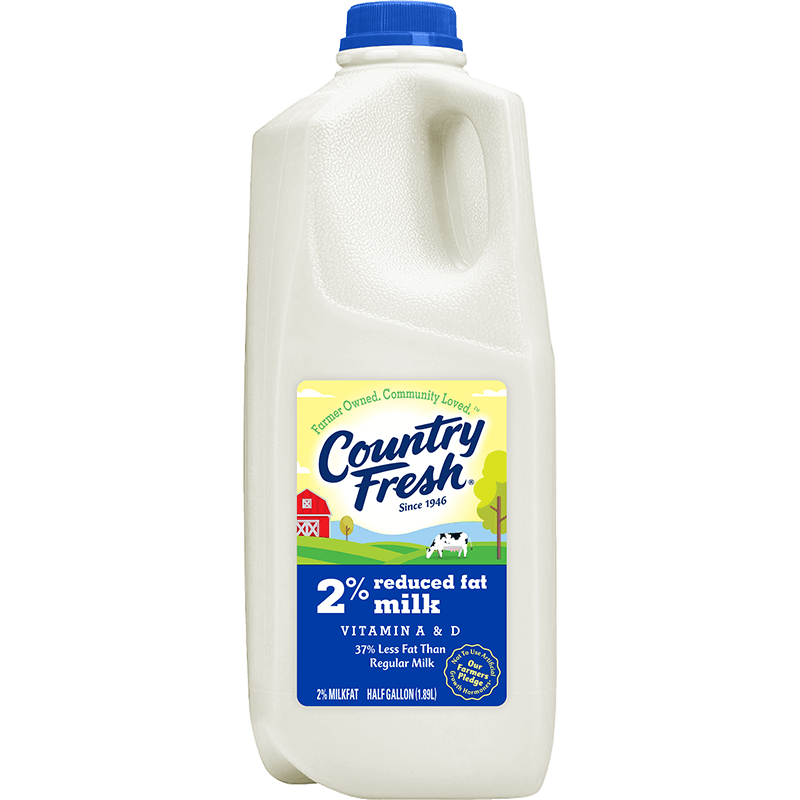 C.F. 2% Milk (1/2 gal)