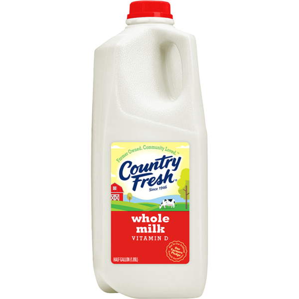 C.F. Whole Milk (1/2 gal)